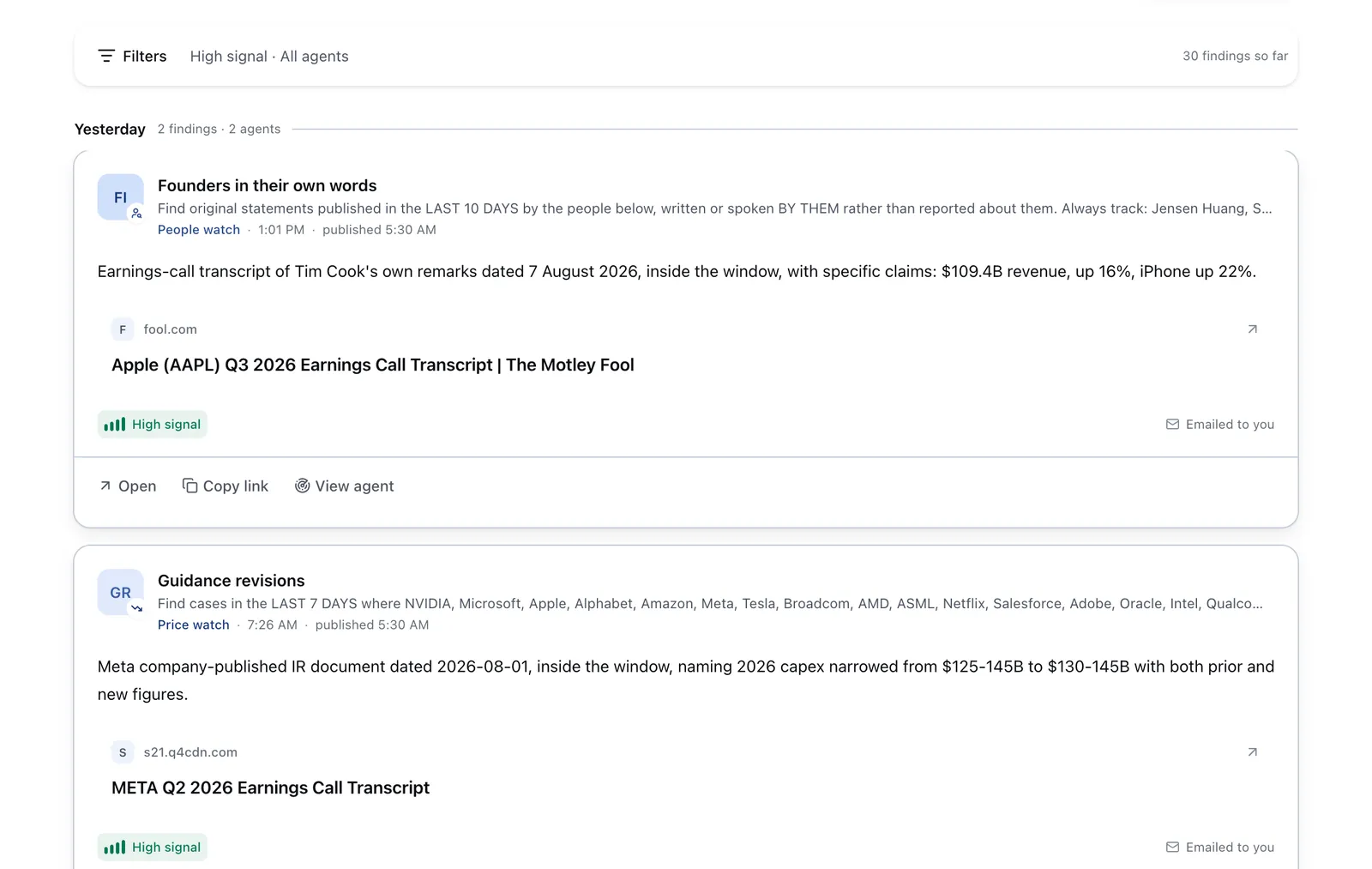 Parlel public activity feed for linkedin headline examples